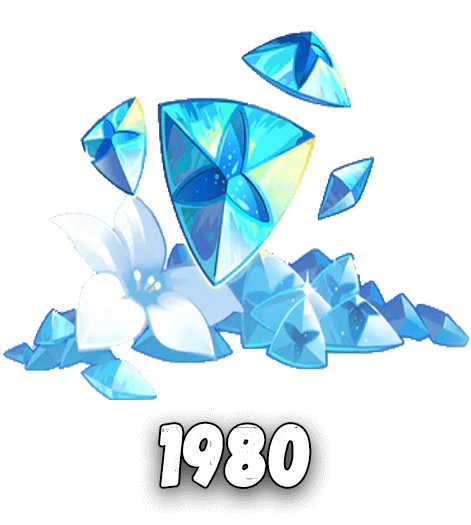 Промокод на 1980 кристаллов сотворения (примогемы) Genshin Impact (Геншин импакт)